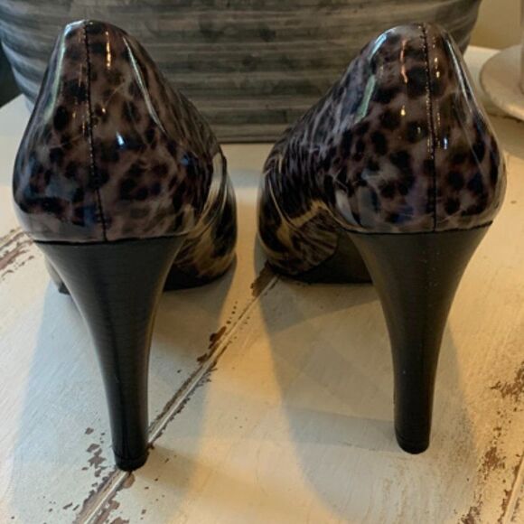 Franco Sarto Animal Print Heel - Picture 3 of 4